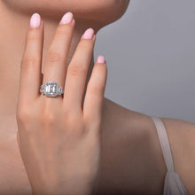 Load image into Gallery viewer, Three-Stone Anniversary Ring-R0070CLP
