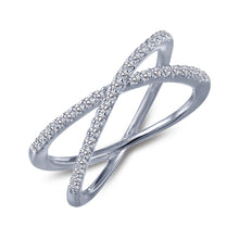 Load image into Gallery viewer, Simple Crisscross Ring-R0173CLP
