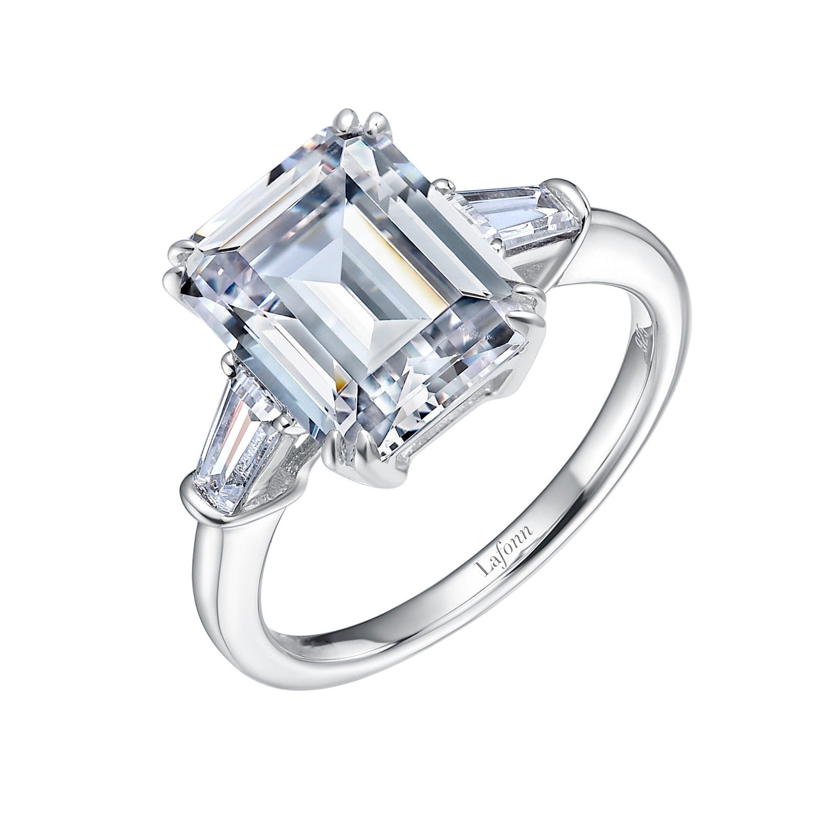 Classic Three-Stone Engagement Ring-R0184CLP