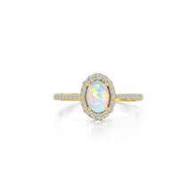 Load image into Gallery viewer, Halo Engagement Ring-R0296OPG
