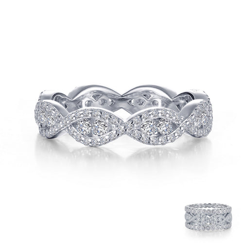 Stackable Wave Eternity Band-R0371CLP