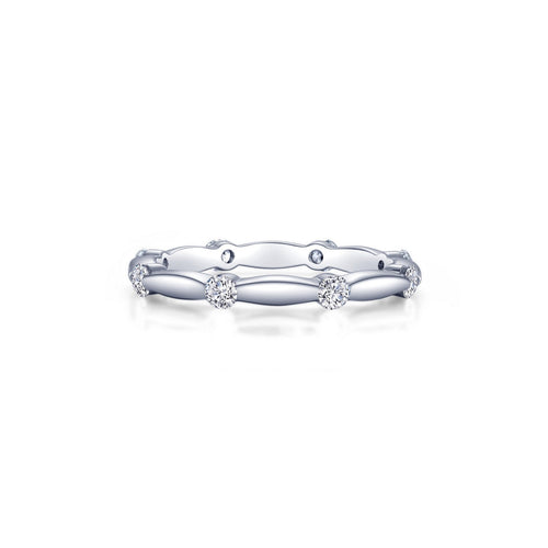 Stackable Wave Eternity Band-R0467CLP