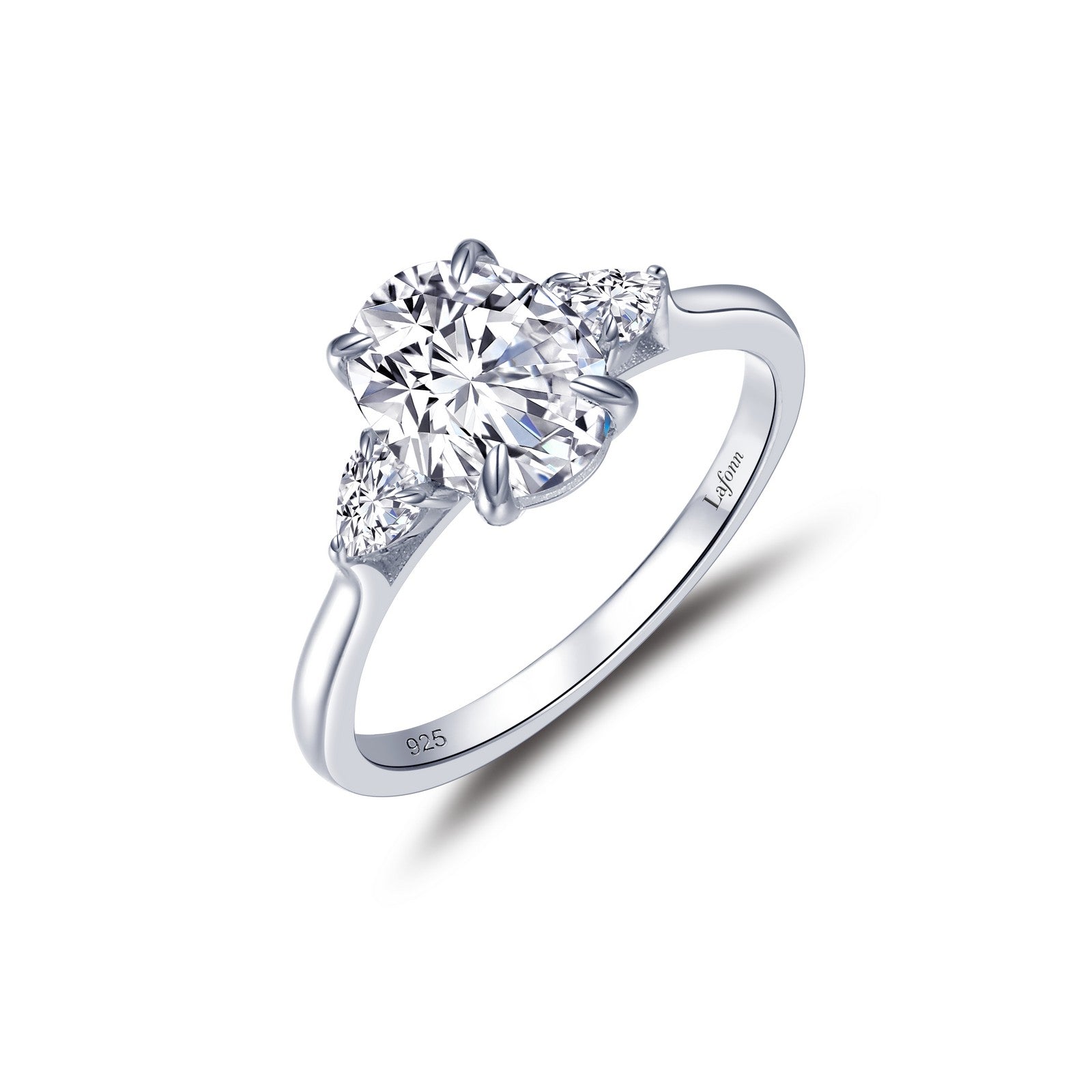 Classic Three-Stone Engagement Ring-R0478CLP