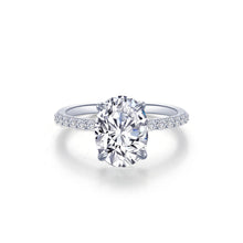 Load image into Gallery viewer, Oval Solitaire Engagement Ring-R0482CLP
