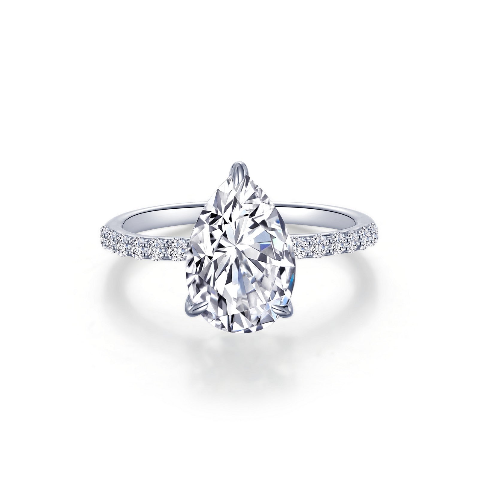 Pear-Shaped Solitaire Engagement Ring – Lafonn