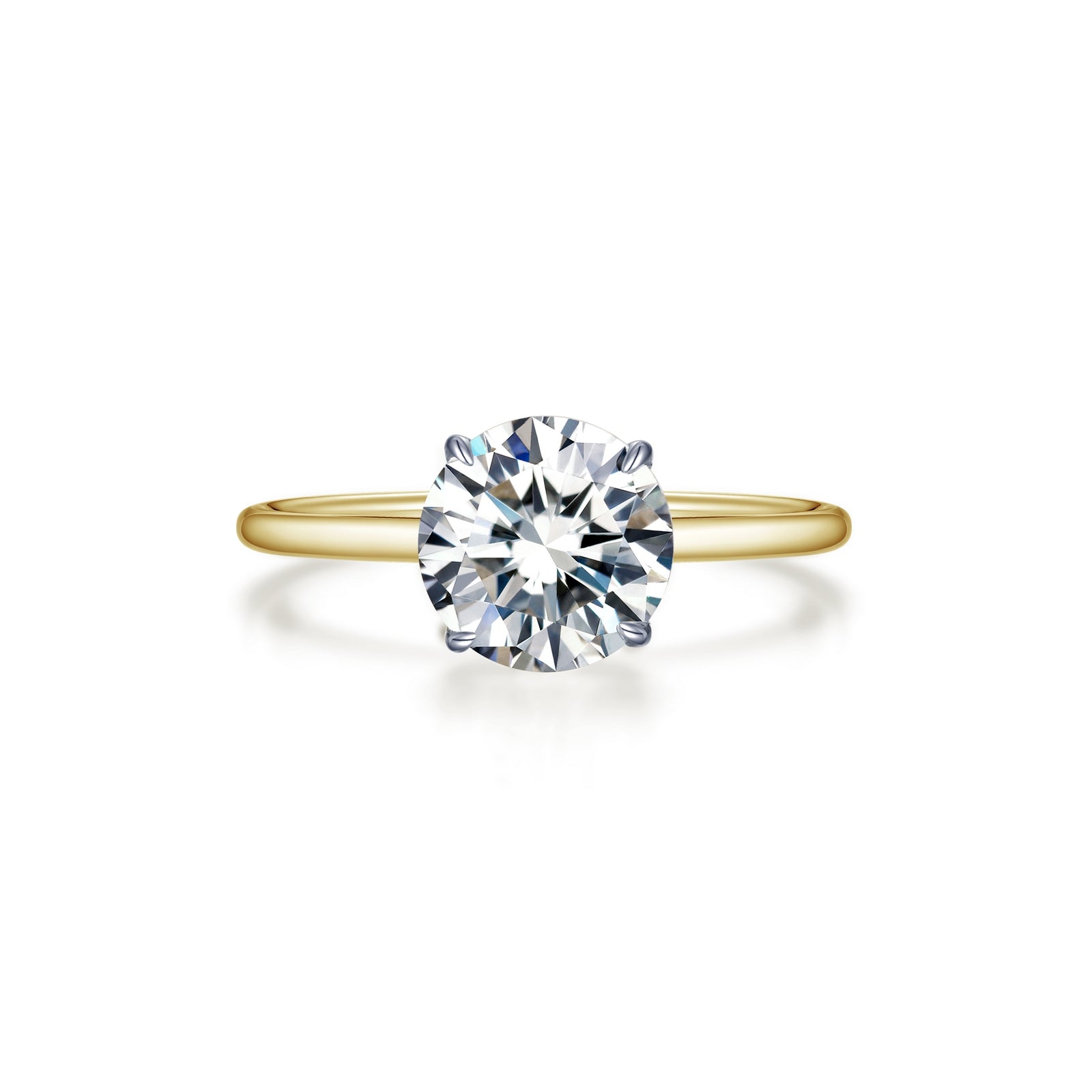 Solitaire Engagement Ring-R0494CLT