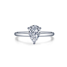 Load image into Gallery viewer, Pear-shaped Solitaire Engagement Ring-R0496CLP
