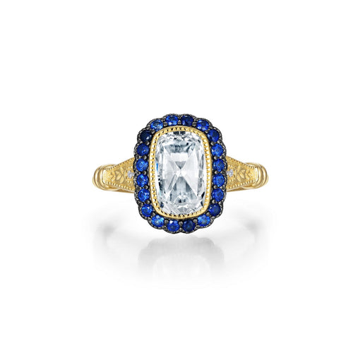 Vintage Inspired Engagement Ring-R0514CST