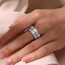 Load image into Gallery viewer, Modern Couple-Love Ring-R0522CLP
