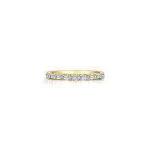 Load image into Gallery viewer, Baguette Half-Eternity Band-R0537CLG
