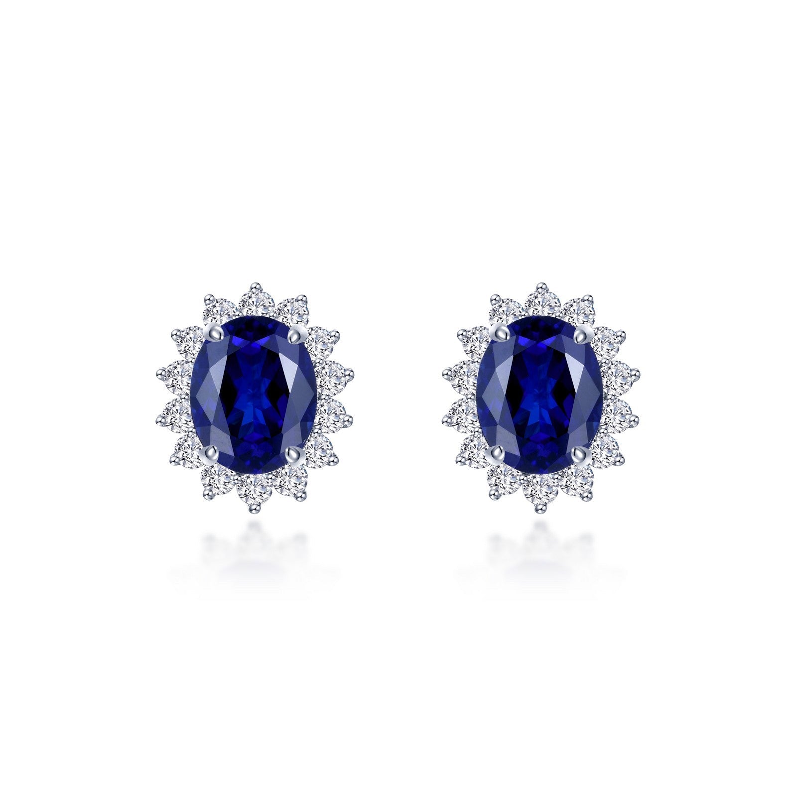 6.2 CTW Halo Stud  Earrings-SYE028SP