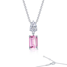 Load image into Gallery viewer, Fancy Lab-Grown Sapphire Pendant Necklace-SYP005PP
