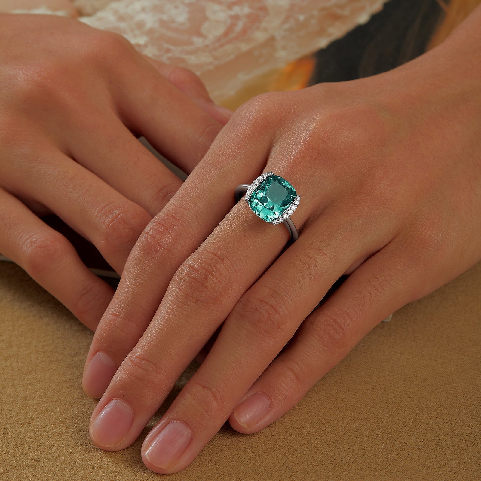 Fancy Lab-Grown Sapphire Ring – Lafonn