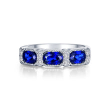Load image into Gallery viewer, Fancy Lab-Grown Sapphire Ring-SYR017SP
