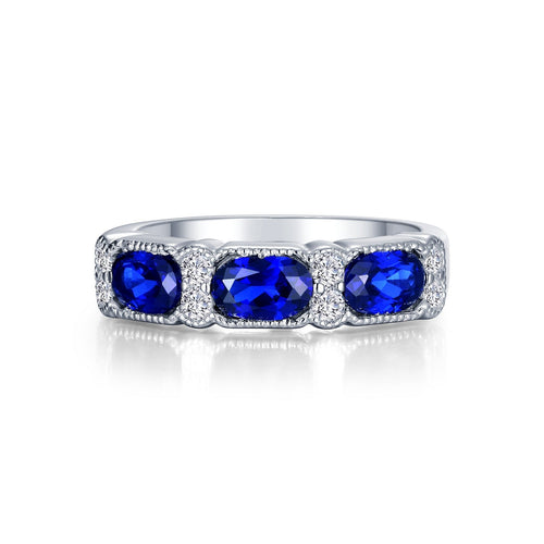 Fancy Lab-Grown Sapphire Ring-SYR017SP