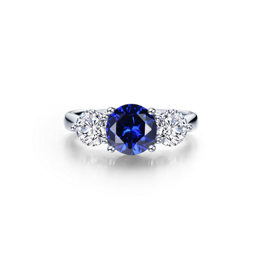 Classic Three-Stone Ring-SYR020SP