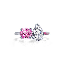 Load image into Gallery viewer, Fancy Lab-Grown Sapphire Toi et Moi Ring-SYR026PP
