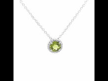 Load and play video in Gallery viewer, August Birthstone Necklace-BN001PDP
