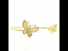 Load and play video in Gallery viewer, Butterfly Bangle-B0161CLG
