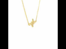 Load and play video in Gallery viewer, 0.39 CTW Heartbeat Necklace-N0060CLG
