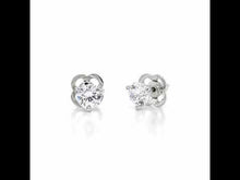 Load and play video in Gallery viewer, 2.5 CTW Solitaire Stud Earrings-E0204CLP
