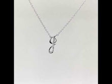 Load and play video in Gallery viewer, Letter J Pendant Necklace-9N068CLP
