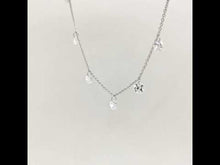 Load and play video in Gallery viewer, Frameless Raindrop Necklace-N0074CLP
