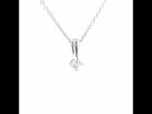 Load and play video in Gallery viewer, April Birthstone Love Pendant-BP005DAP

