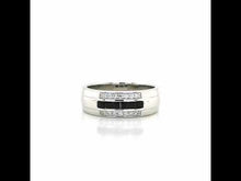 Load and play video in Gallery viewer, 0.74 CTW Men&#39;s Wedding Band-R0419CBP
