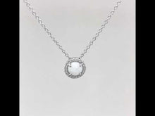 Load and play video in Gallery viewer, October Birthstone Necklace-BN001OPP
