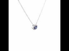 Load and play video in Gallery viewer, 0.62 CTW Round Halo Necklace-N0104CTP
