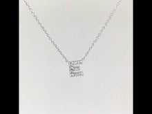 Load and play video in Gallery viewer, Letter E Pendant Necklace-9N085CLP
