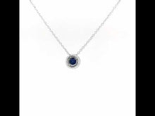 Load and play video in Gallery viewer, September Birthstone Necklace-BN001SAP
