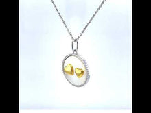 Load and play video in Gallery viewer, Mother of Pearl Heart Necklace-P0285PLT
