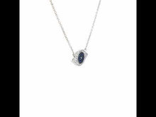 Load and play video in Gallery viewer, 0.46 CTW Evil Eye Necklace-N0025CSP
