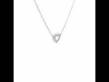 Load and play video in Gallery viewer, 0.18 CTW Open Heart Necklace-N3004CLP

