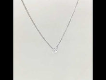 Load and play video in Gallery viewer, Frameless Solitaire Necklace-N0089CLP
