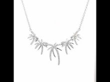Load and play video in Gallery viewer, Tropical Palm Tree Necklace-N0044CLP
