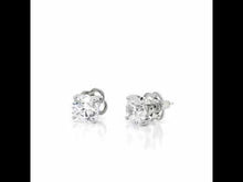 Load and play video in Gallery viewer, 5 CTW Solitaire Stud Earrings-E0105CLP
