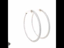 Load and play video in Gallery viewer, 50 mm Hoop Earrings-E3010CLP
