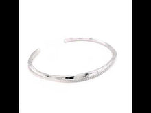 Load and play video in Gallery viewer, Open Hinged Bangle Bracelet-B0184CLP
