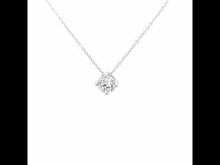Load and play video in Gallery viewer, 1.0 CTW Solitaire Necklace-N0154CLP
