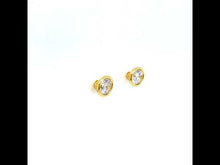Load and play video in Gallery viewer, 1.5 CTW Solitaire Stud Earrings-E0582CLG
