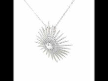 Load and play video in Gallery viewer, Sunburst Pendant Necklace-7P003CLP
