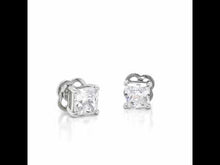 Load and play video in Gallery viewer, 4 CTW Solitaire Stud Earrings-E0116CLP
