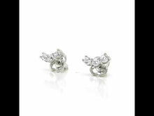 Load and play video in Gallery viewer, 3-Stone Stud Earrings-E0468CLP
