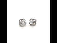 Load and play video in Gallery viewer, 1 CTW Solitaire Stud Earrings-E0107CLP
