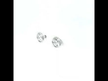 Load and play video in Gallery viewer, 2 CTW Solitaire Stud Earrings-E0583CLP
