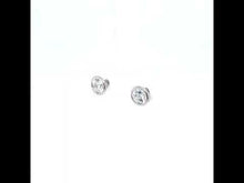 Load and play video in Gallery viewer, 1 CTW Solitaire Stud Earrings-E0581CLP
