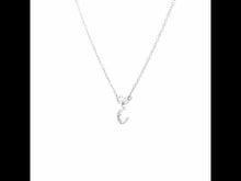 Load and play video in Gallery viewer, Letter E Pendant Necklace-9N072CLP

